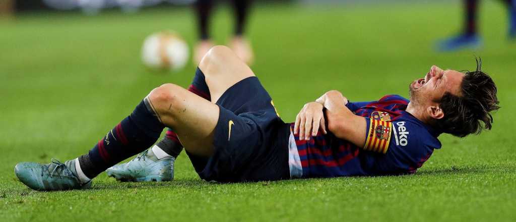 El mundo del fútbol paralizado:  Messi se quebró
