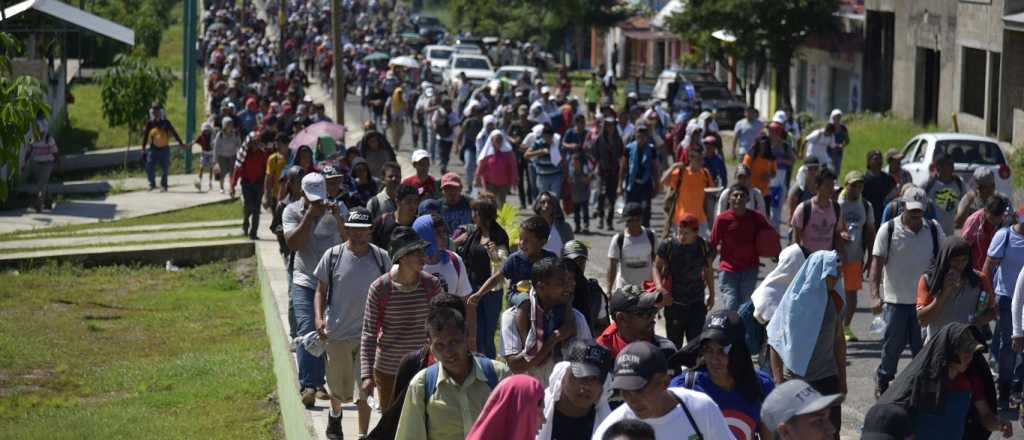 La caravana migrantes se reagrupa en México antes de continuar a EEUU