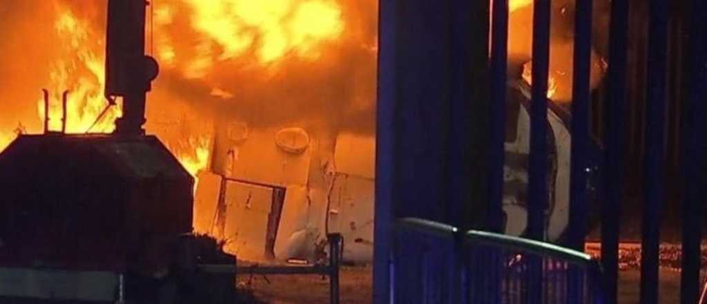 Video: as&iacute; cay&oacute; el helic&oacute;ptero del presidente de Leicester