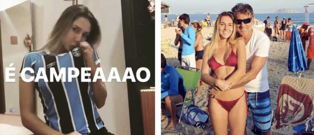 La hija del DT del Gremio, diosa de las semifinales de Copa Libertadores