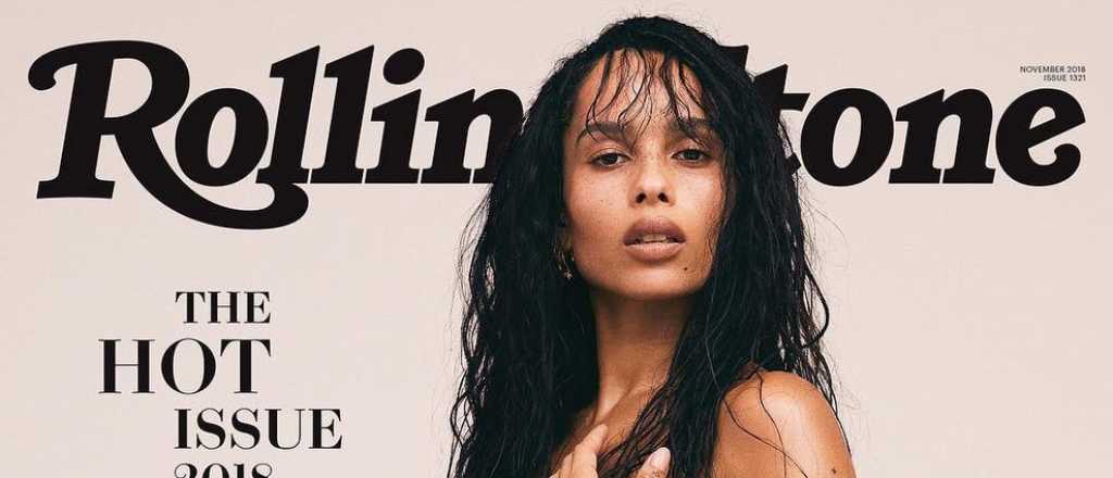 Zoë Kravitz imitó la tapa de Rolling Stones que hizo su madre hace 30 años