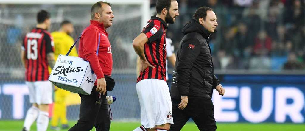 Higua&iacute;n se lesion&oacute; y podr&iacute;a perderse el resto del a&ntilde;o