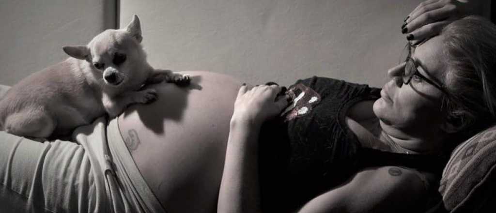 La impactante foto de la bebé recién nacida de una periodista argentina