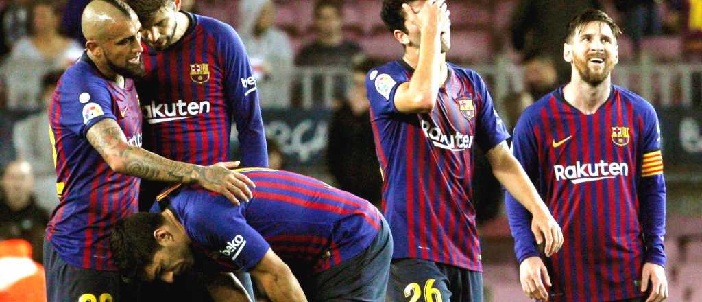 Volvió Messi, metió dos goles pero Lo Celso amargó a Barcelona
