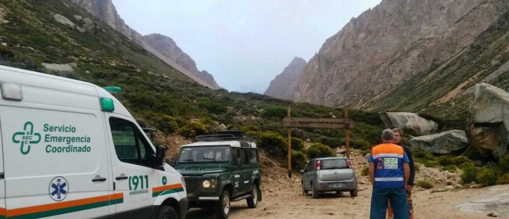 Murieron dos andinistas tras un accidente en el Cajón de Arenales