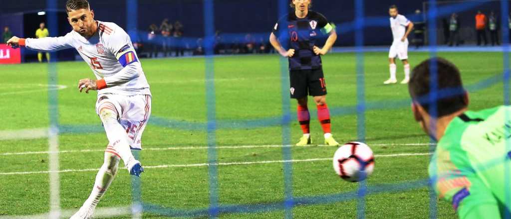 Fecha FIFA: Croacia le dio vuelta un partido increíble a España