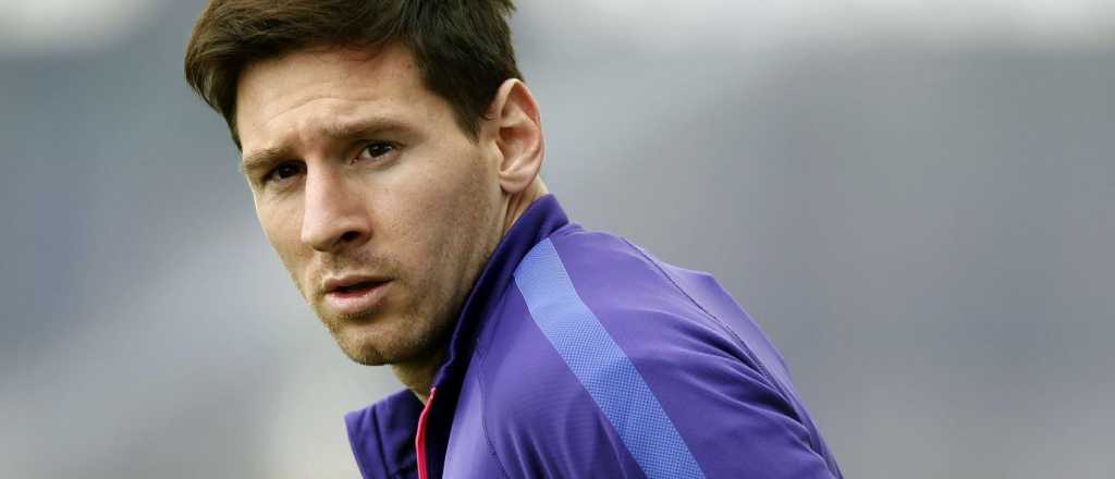 Messi se mejoró rápido y será titular en el Barcelona