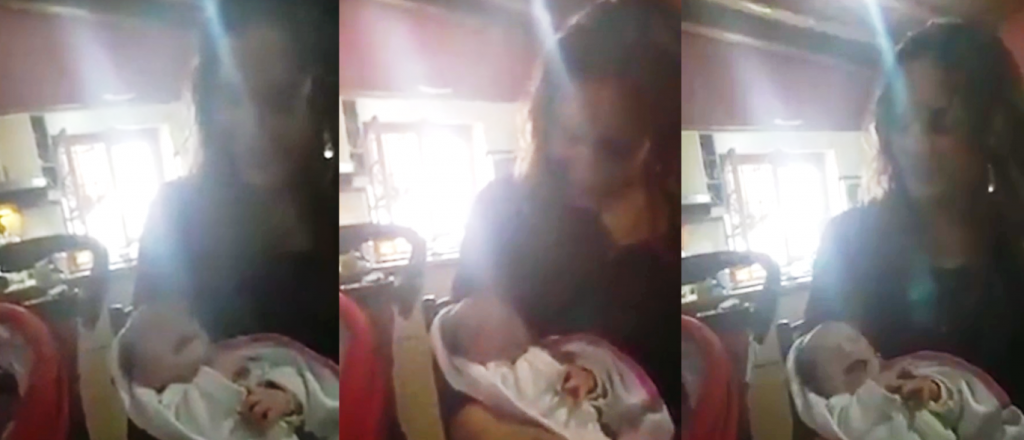 Video: una beba mendocina deja de llorar cuando escucha la canci&oacute;n de Boca