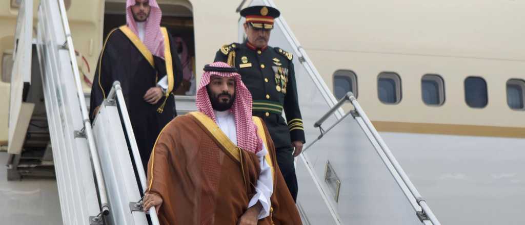 El príncipe de Arabia Saudita llegó Buenos Aires para el G20