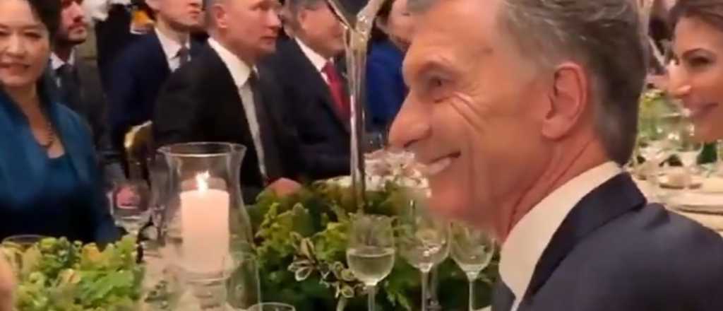 El video de Macri emocionado con las escenas de anoche en el Colón