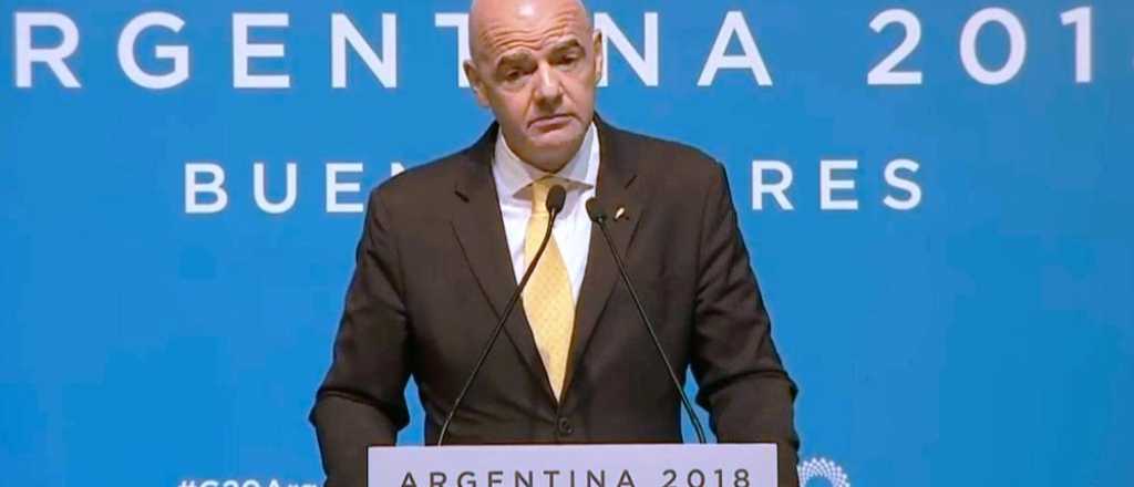 Superfinal: el presidente de la FIFA respaldó la decisión de jugar en Madrid