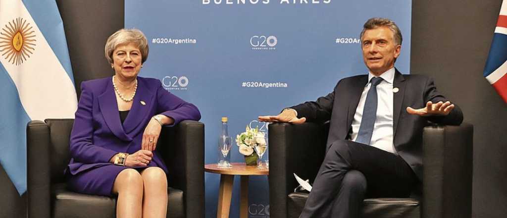 Theresa May: la soberan&iacute;a de Malvinas "no est&aacute; para ser discutida"