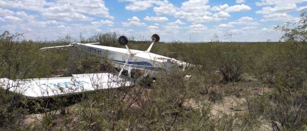 Una avioneta se estrelló en San Rafael 