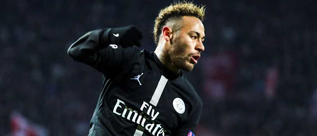 Analizan una terrible sanción para Neymar por agredir a un hincha