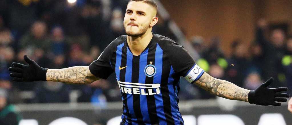 Mauro Icardi picó un penal y le dio la victoria a Inter