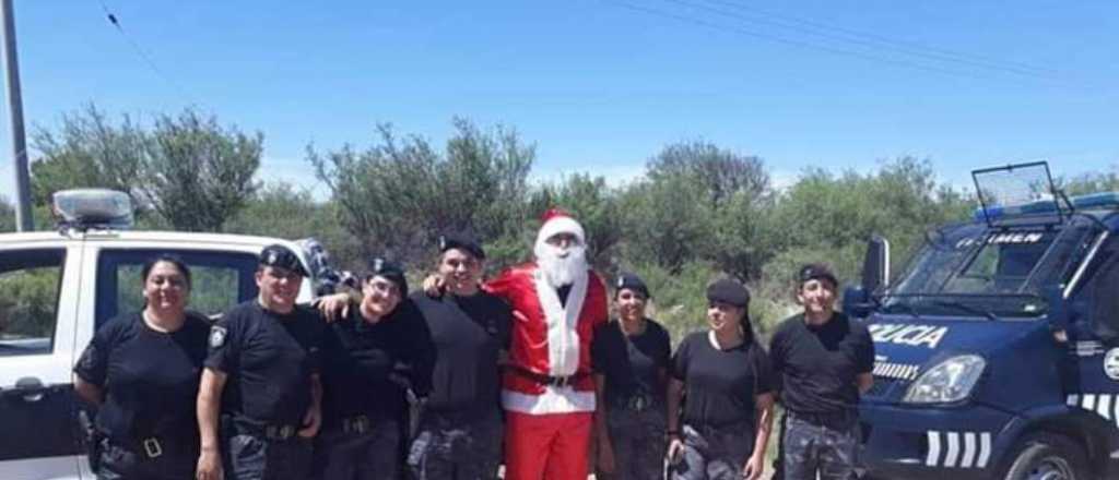 El destacable gesto de la policía de San Rafael para Navidad