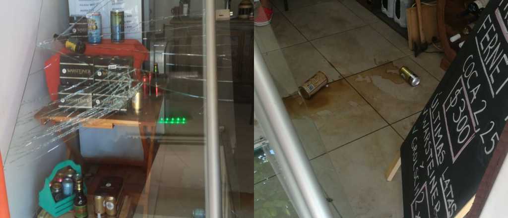 Destrozaron un local de Godoy Cruz para robar cuatro cajas de fernet 