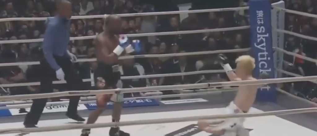 Video: Floyd Mayweather venció por KO a Tenshin Nasukawa