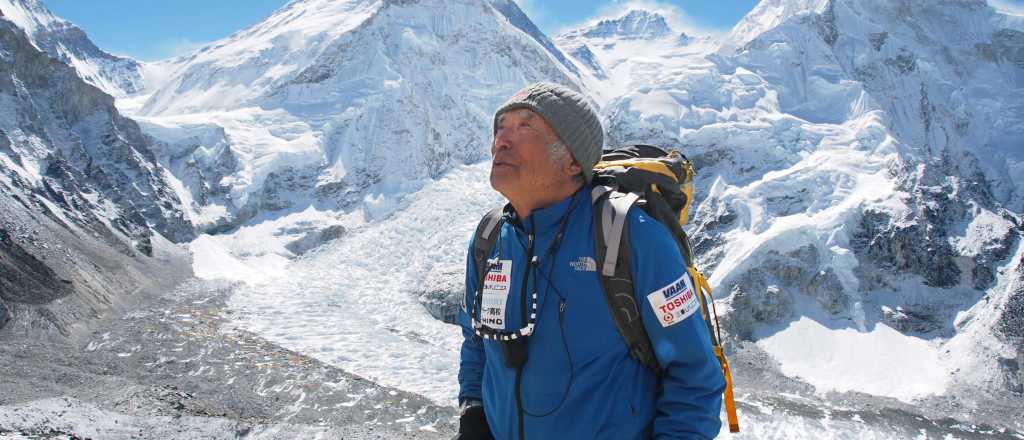 Un japonés de 86 años busca volver a escalar el Aconcagua 