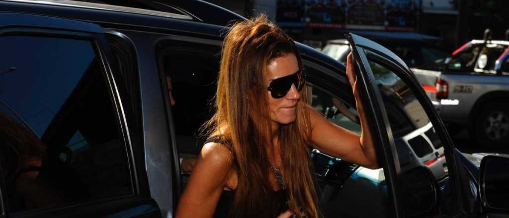 Natacha Jaitt escrachó ayer a quienes denunció por violación