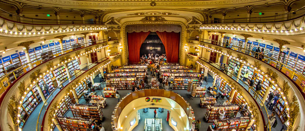 La librer&iacute;a m&aacute;s linda del mundo est&aacute; en Argentina