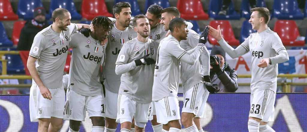 Con Dybala y CR7 como suplentes, Juventus avanz&oacute; en Coppa Italia