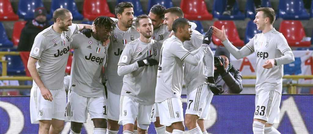 Con Dybala y CR7 como suplentes, Juventus avanzó en Coppa Italia