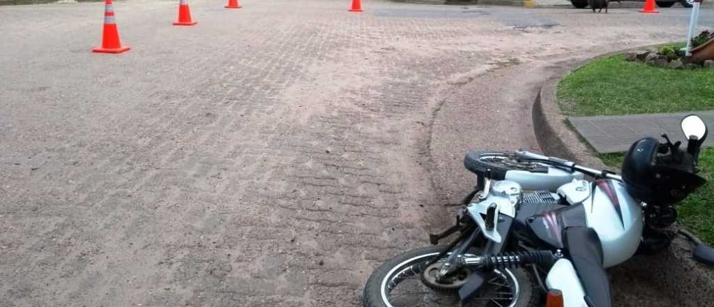 Un hombre cayó de su moto y murió en San Martín