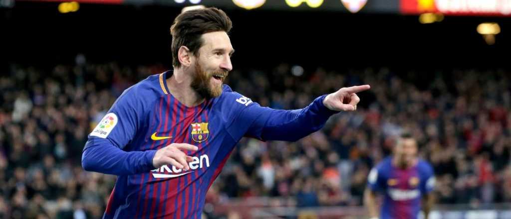 Messi entró desde el banco y salvó al Barcelona