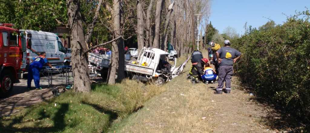 Murió un hombre en un choque entre dos camiones en Luján