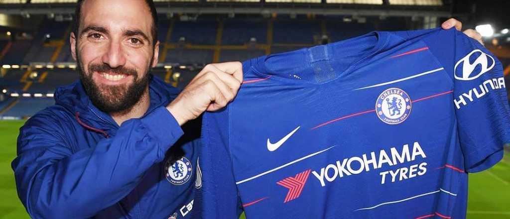 Higuaín firmó con Chelsea y será uno de los mejores pagos en Inglaterra