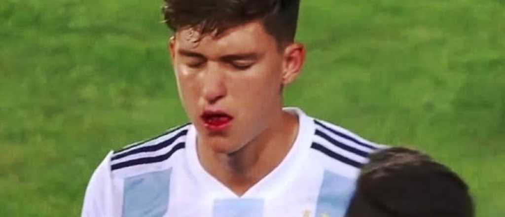 Video: la terrible patada que recibió la figura del Sub 20 argentino