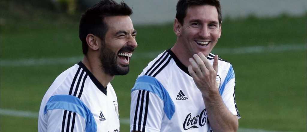 Lavezzi reapareció en las redes con un mensaje para Messi y Di María