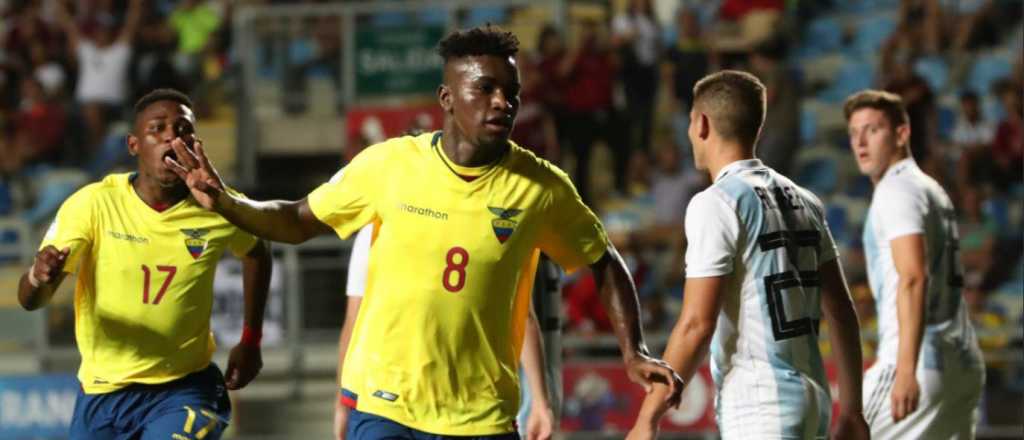 El Sub 20 cay&oacute; ante Ecuador en el debut del Hexagonal