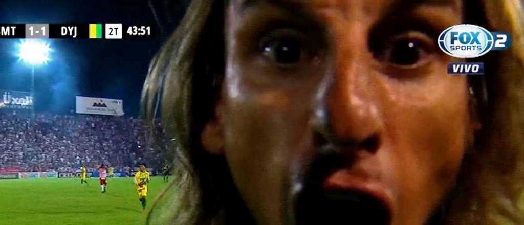 Beccacece imit&oacute; el festejo de Maradona en el '94 tras el ag&oacute;nico triunfo