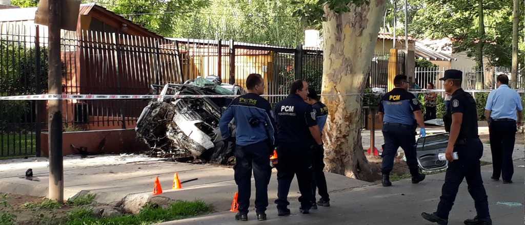 Dos personas murieron en un accidente en calle Mathus Hoyos