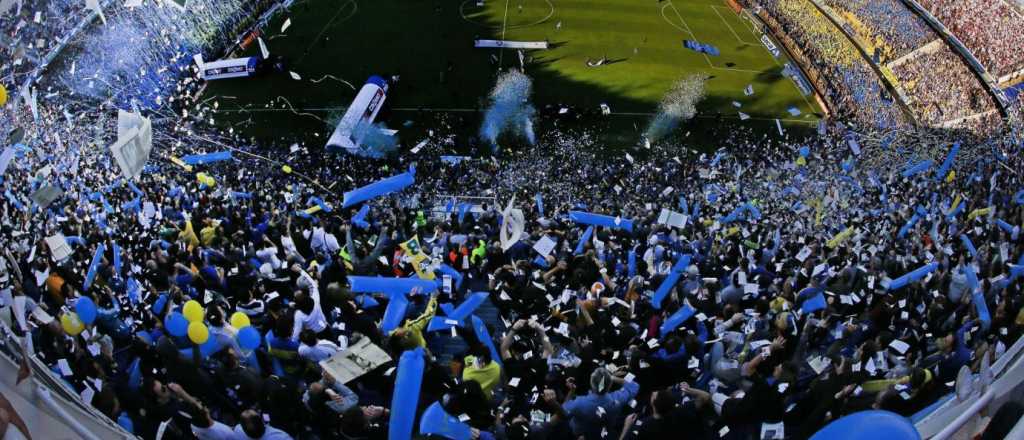 Antes del Supercl&aacute;sico, el afiche provocador en La Boca