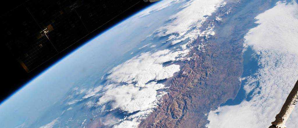 La impactante imagen de la NASA sobre la Cordillera de Los Andes