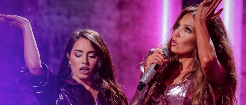 Thalía y Lali Espósito, juntas por primera vez en el escenario