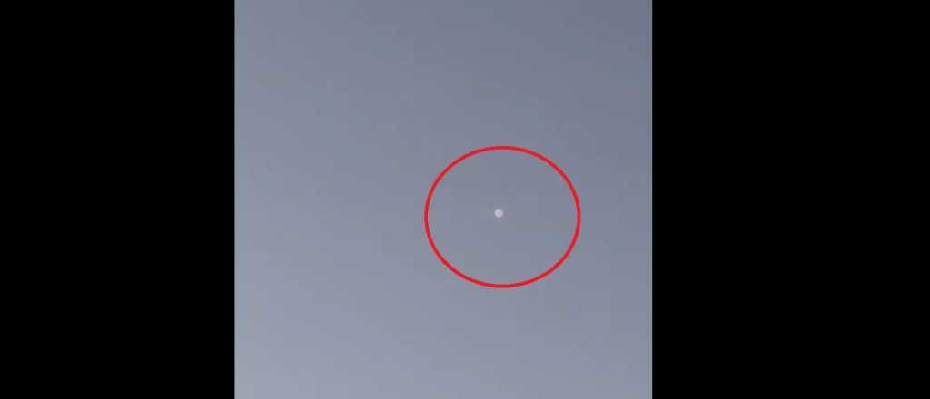 Video: aseguran haber filmado un OVNI en Las Heras