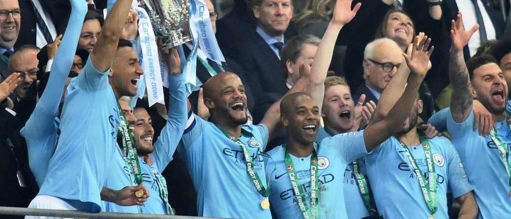 El Manchester City de Agüero es el campeón de la Copa de la Liga