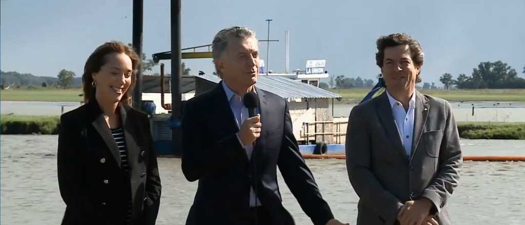 "Vidal y Macri el gato terminan las obras", dijo el presidente