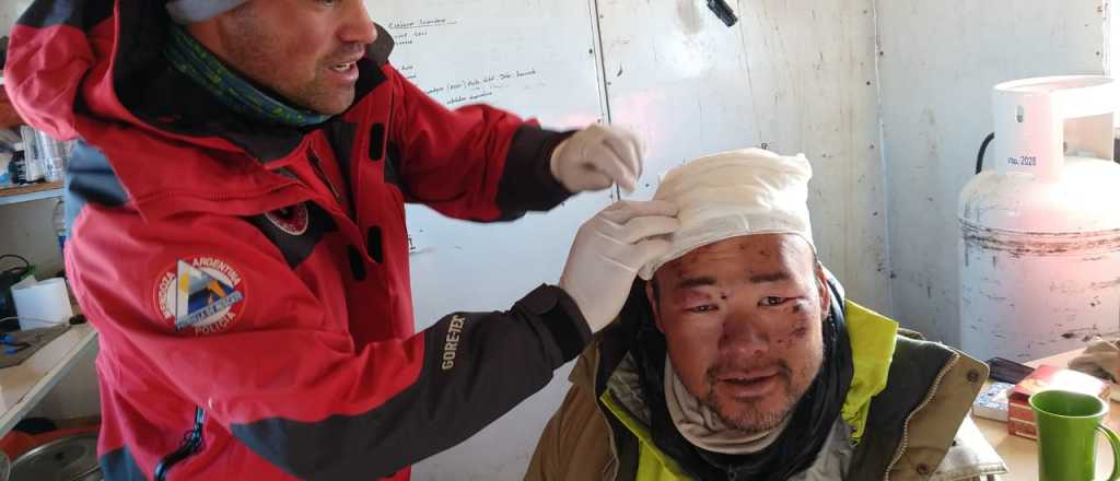 Rescataron a un andinista japonés del Cerro Aconcagua