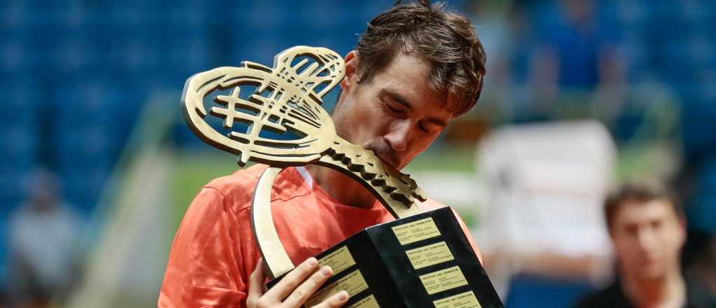 Guido Pella logró su primer título de ATP y se emocionó hasta las lágrimas
