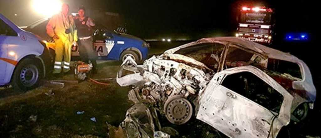 Tres personas murieron carbonizadas en un choque frontal el R&iacute;o Cuarto