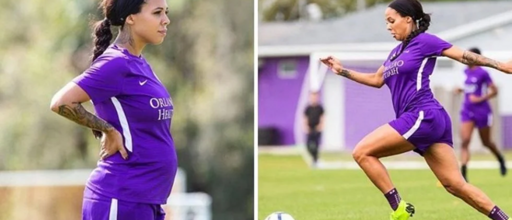 Duras críticas a una futbolista por entrenar embarazada