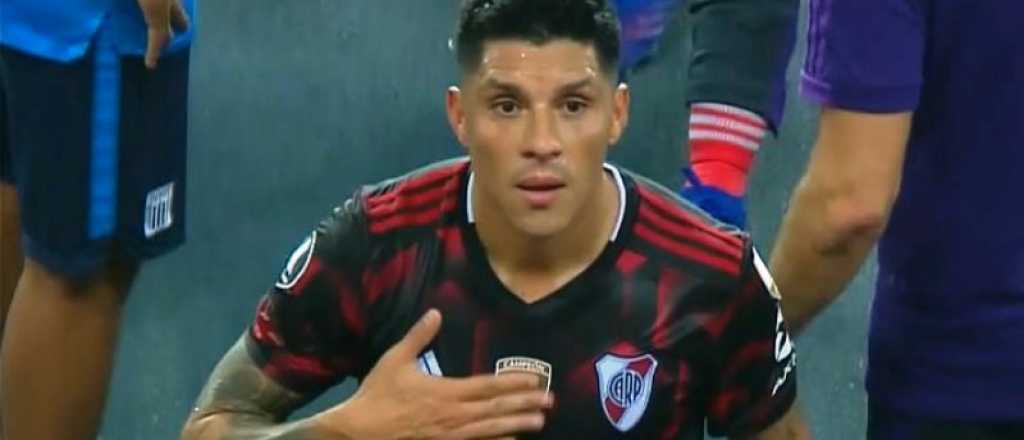 El gesto provocador de Enzo P&eacute;rez tras el empate de River