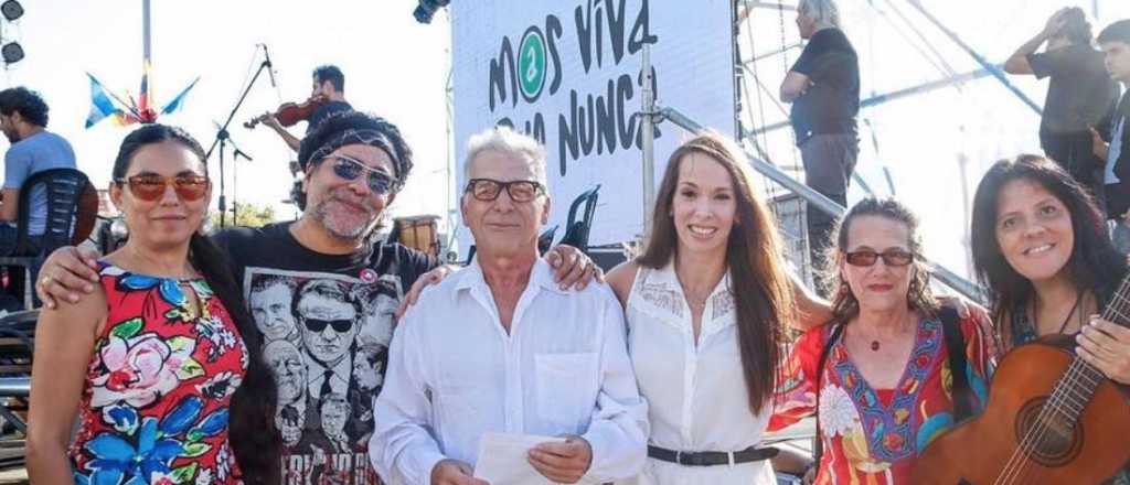 Gerardo Romano imit&oacute; a Per&oacute;n en un acto a favor de Maduro 