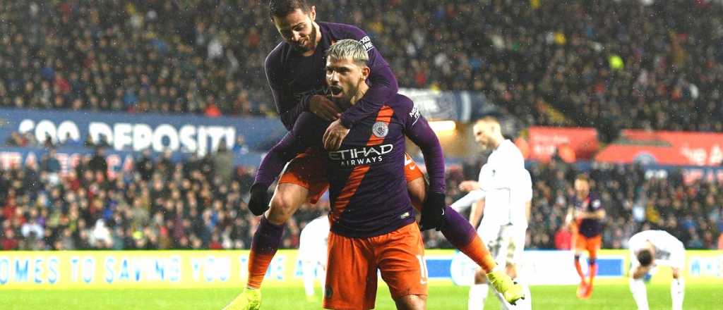 El Kun Agüero fue héroe de Manchester City, que llegó a semis de la FA Cup