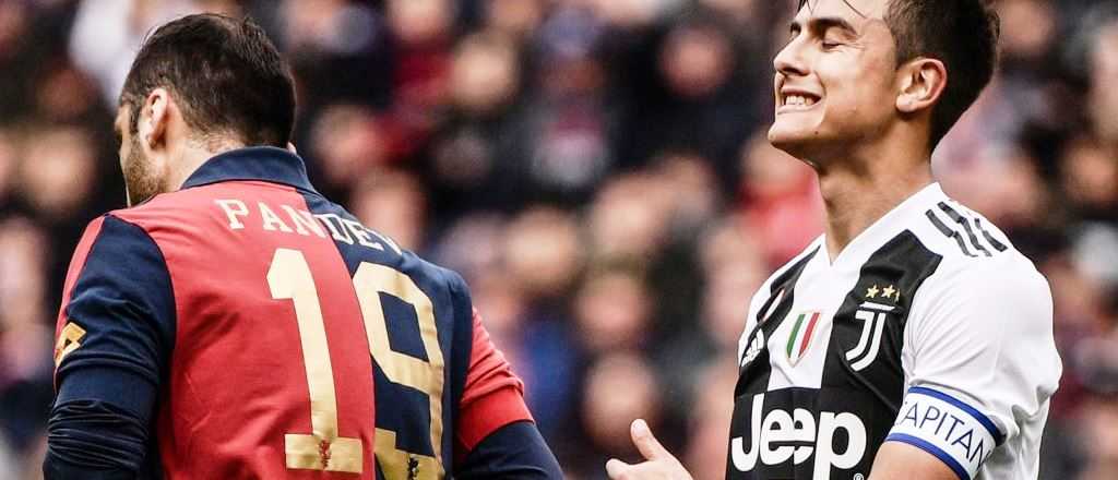 El VAR anuló un gol de Dybala y Juventus perdió el invicto